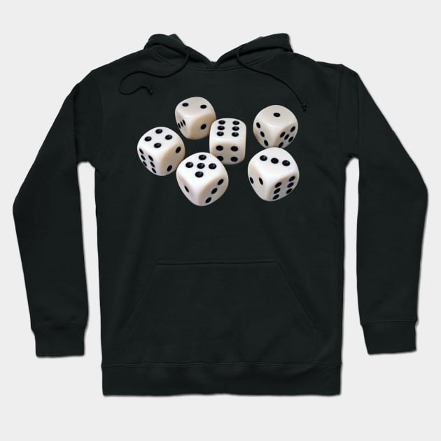 Tumbling dice Hoodie by MarisePix